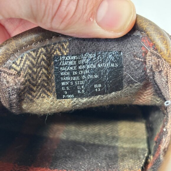 Woolrich Mens Brown Leather Slip On Loafer Shoes - Picture 3 of 14